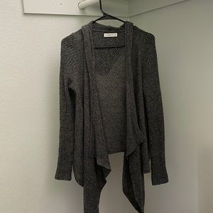 Abercrombie & Fitch Hooded Cascading Cardigan